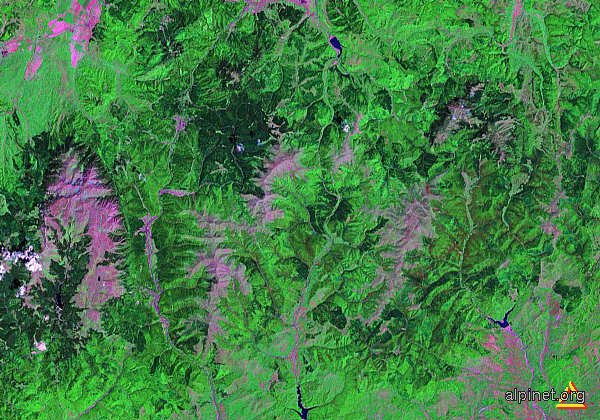 Landsat: Bucegi-Ciucas