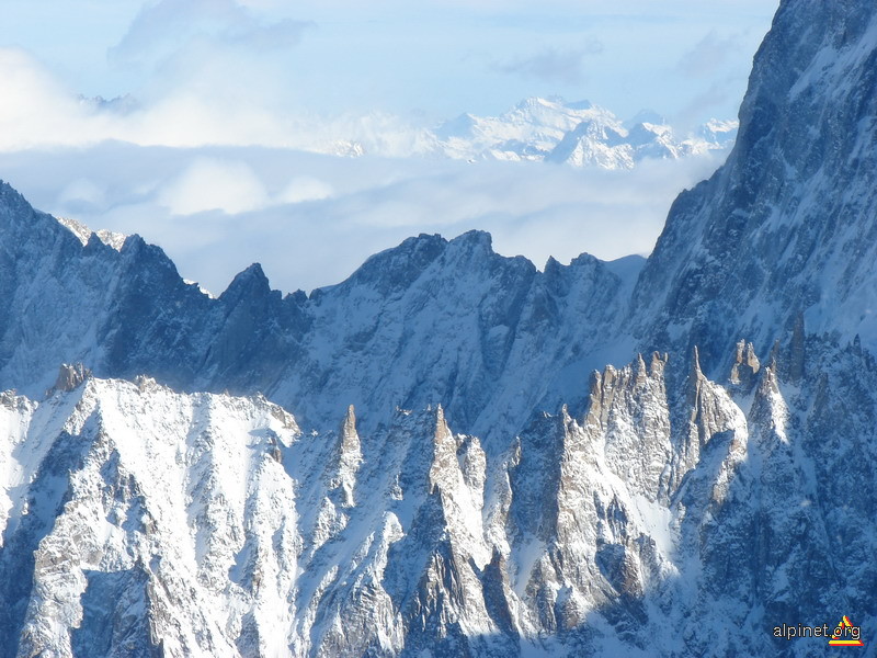 de pe Aiguille du Midi