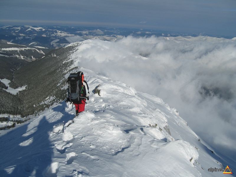 Sub Vârful Ineuţ (2222 m) - 01-03-2009